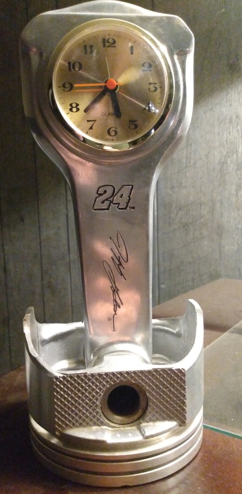 Jeff Gordon piston clock